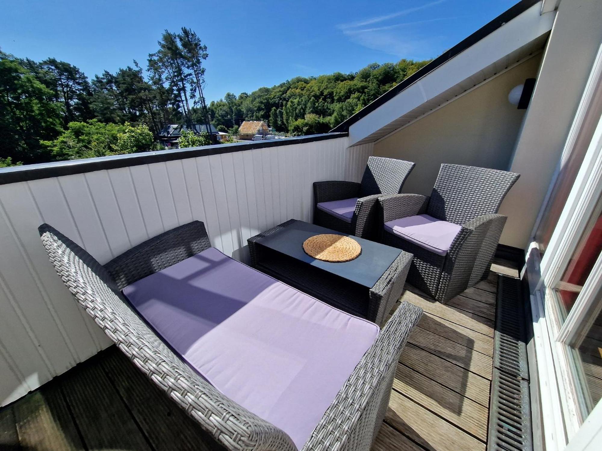 Duenenpark Binz - Komfortplus Ferienwohnung Mit 1 Schlafzimmer Und Balkon Im Dachgeschoss 231 Esterno foto