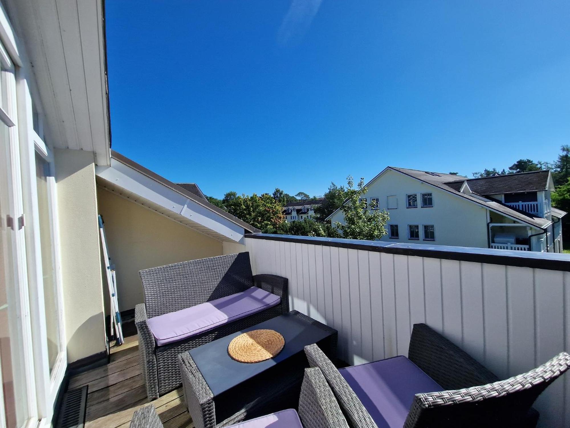 Duenenpark Binz - Komfortplus Ferienwohnung Mit 1 Schlafzimmer Und Balkon Im Dachgeschoss 231 Esterno foto